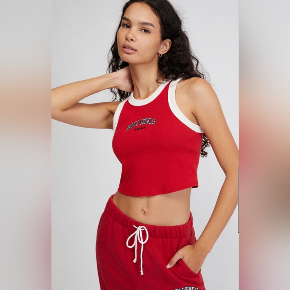 PacSun Pacific Sunwear Sports Red Tank NEVER WORN (size XS)